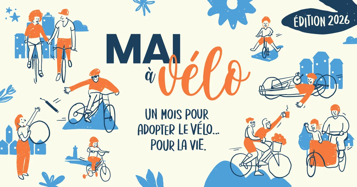 Lire la suite de l'actualité Mai à vélo