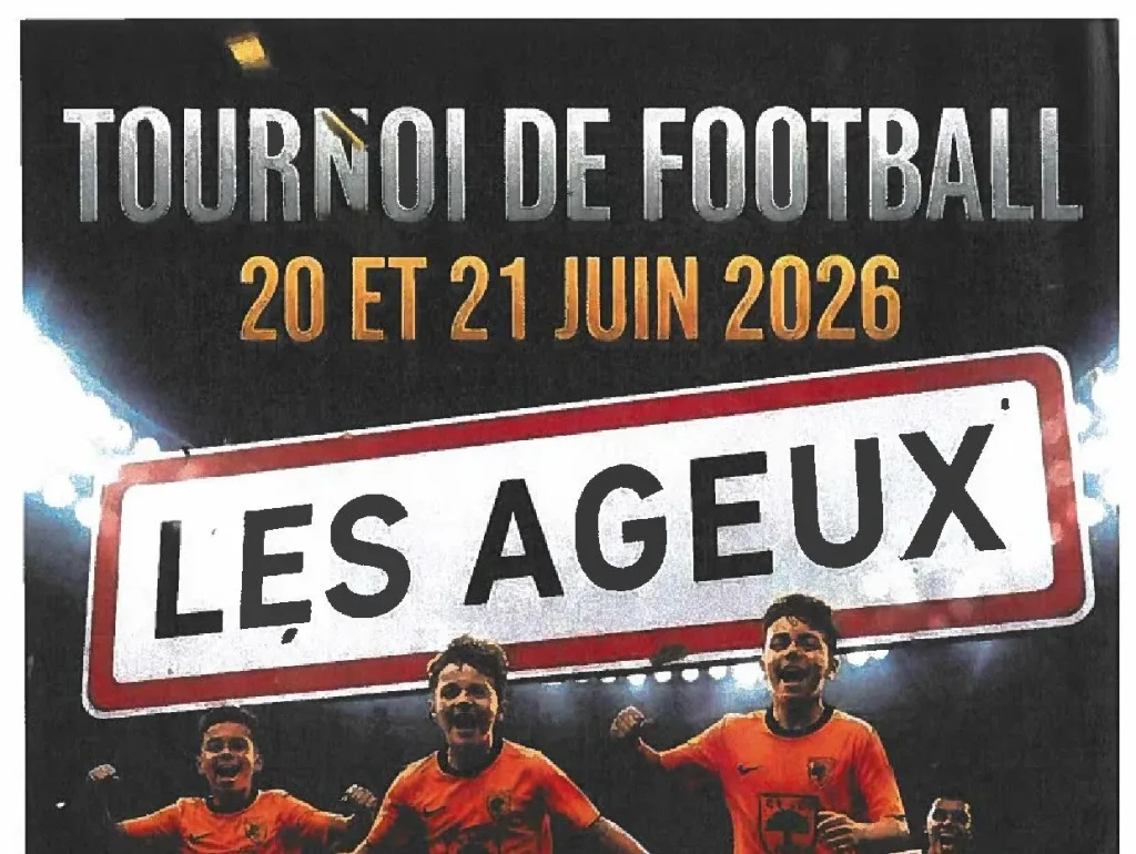Lire la suite de l'actualité TOURNOI DE FOOTBALL – les 20 et 21 juin 2026