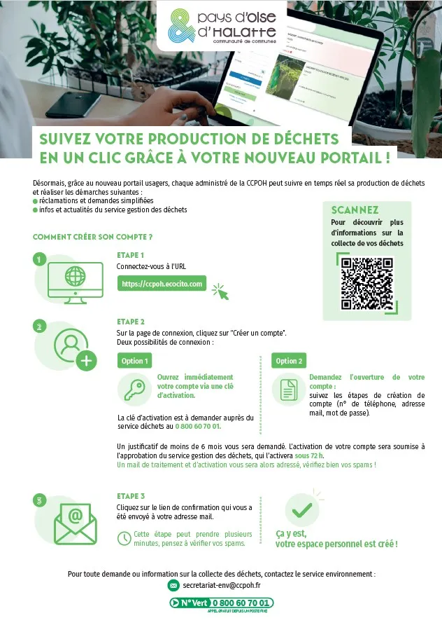 Lire la suite de l'actualité SUIVEZ VOTRE PRODUCTION DE DECHETS
